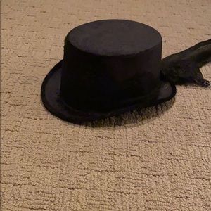 Black party top hat for special occasions